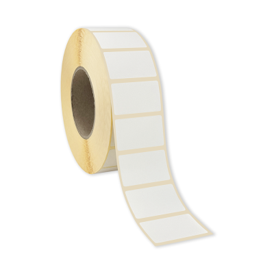 Etichete TERMICE autoadezive din hârtie albă 50x30 mm, 4000 etichete per rolă