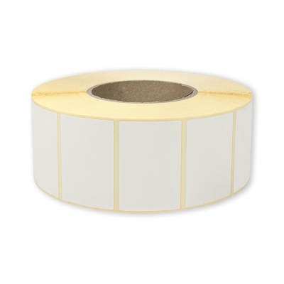 White paper self-adhesive THERMAL labels 58x39...