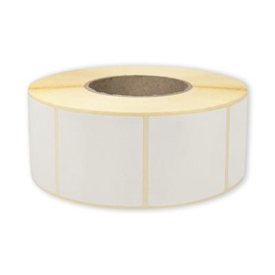 White paper self-adhesive THERMAL labels 60x60...