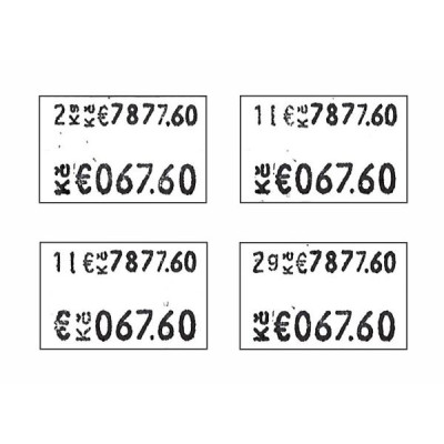 Árpisztoly Jolly JC17S, kétsoros, 25x16 mm-es kontaktcímkékhez
