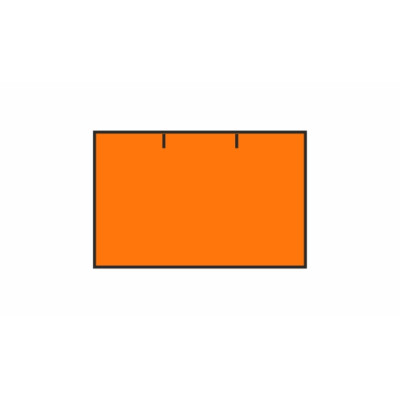 Etichete autoadezive pentru pistoale de prețuri, 25x16 mm, Contact dreptunghiular culoare semnal