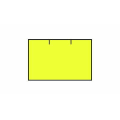 Etichete autoadezive pentru pistoale de prețuri, 25x16 mm, Contact dreptunghiular culoare semnal