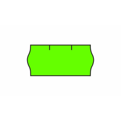 Etichete autoadezive pentru pistoale de prețuri, 26x12 mm, Culoarea semnalului de contact