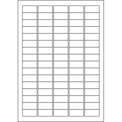 Eltávolítható fehér öntapadós címkék 35,6x16,9...