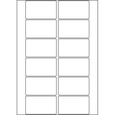 Etichete autoadezive din hârtie albă lucioasă...