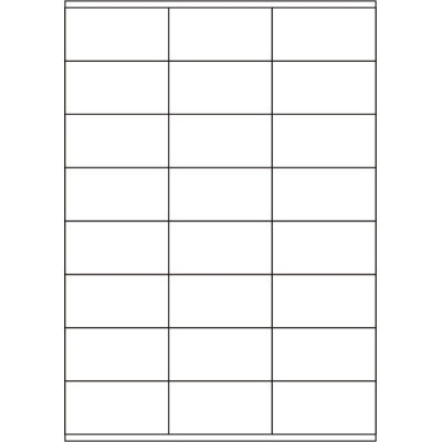 Tartós fehér matt műanyag öntapadós címkék...