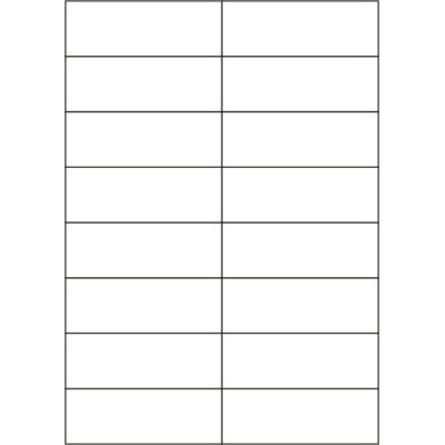 Tartós fehér matt műanyag öntapadós címkék...