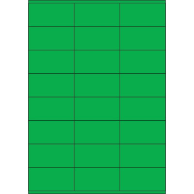 Samolepicí etikety 70x36 mm barevné papírové, na archu A4, pro laserový a inkoustový tisk Samolepicí etikety 70x36 mm barevné papírové, na archu A4, pro laserový a inkoustový tisk