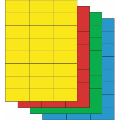 Etichete autoadezive din hârtie color 70x37 mm,...