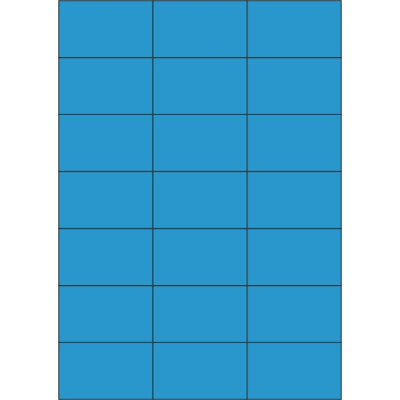 Etichete autoadezive din hârtie color 70x42,4 mm, pe foaie A4, pentru imprimare laser și inkjet