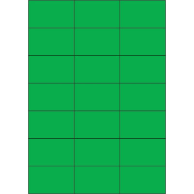 Etichete autoadezive din hârtie color 70x42,4 mm, pe foaie A4, pentru imprimare laser și inkjet