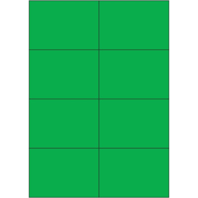 Etichete autoadezive din hârtie color 105x74 mm, pe foaie A4, pentru imprimare laser și inkjet