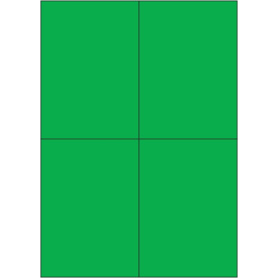 Etichete autoadezive din hârtie color 105x148 mm, pe foaie A4, pentru imprimare laser și inkjet