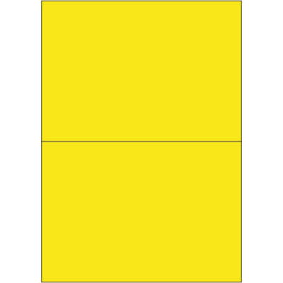 Etichete autoadezive din hârtie color 210x148 mm, pe foaie A4, pentru imprimare laser și inkjet