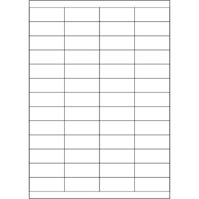 Fehér papír öntapadós címkék 52,5x21,2 mm (52...