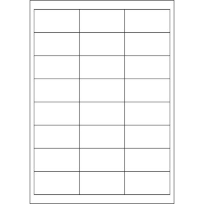 Fehér papír öntapadós címkék 66x33,8 mm, A4-es...