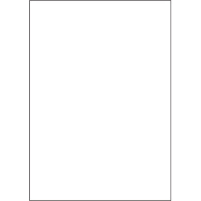 Samolepicí etikety 210x297 mm papírové strukturované krémové, na archu A4, pro laserový tisk