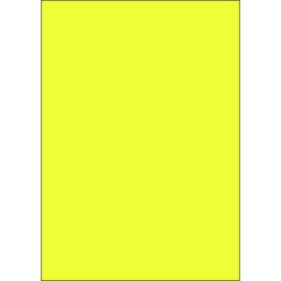 Samolepicí etikety 210x297 mm signální barevné papírové, na archu A4, pro laserový tisk