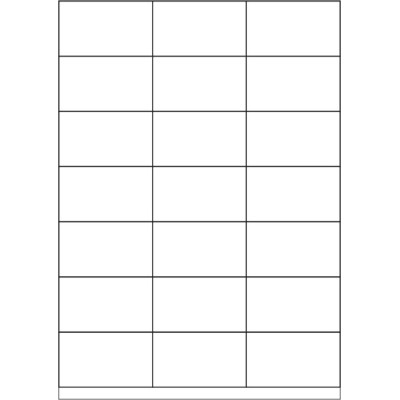 Fehér öntapadós papírcímkék 70x41 mm, A4-es...
