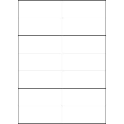 Etichete autoadezive din hârtie albă 105x42,3...