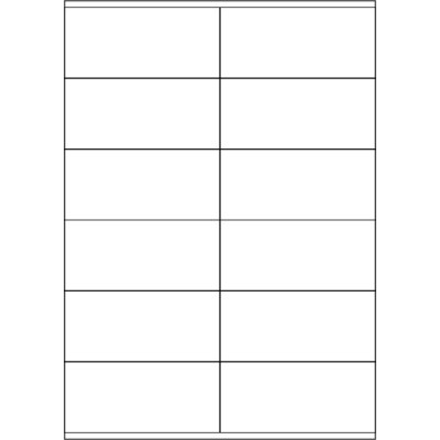 Etichete autoadezive din hârtie albă 105x48 mm,...