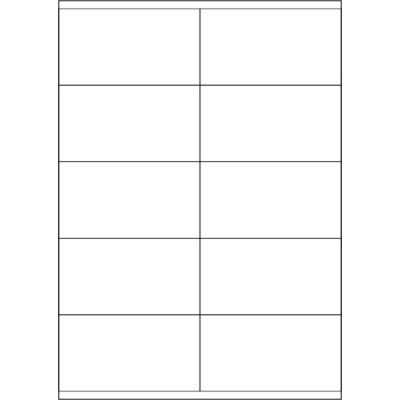 Fehér papír öntapadós címkék 105x57 mm, A4-es...