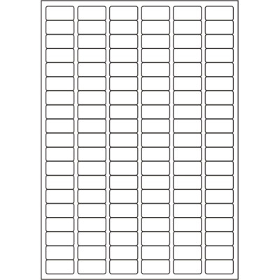 Fehér öntapadós papírcímkék 30x15 mm (114...