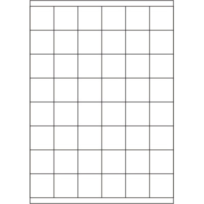 Białe papierowe etykiety samoprzylepne 35x35...