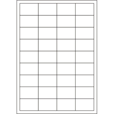 Fehér öntapadós papírcímkék 48,5x31,2 mm, A4-es...