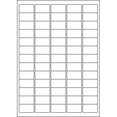 Etichete autoadezive din hârtie albă 38x21,2 mm...