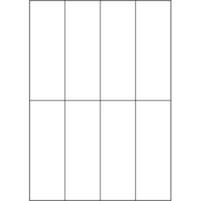 Fehér papír öntapadós címkék 52,5x148,5 mm,...