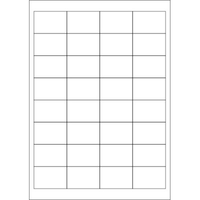 Etichete autoadezive din hârtie albă 49x33 mm,...