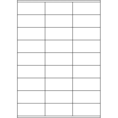 Białe papierowe etykiety samoprzylepne 70x32...