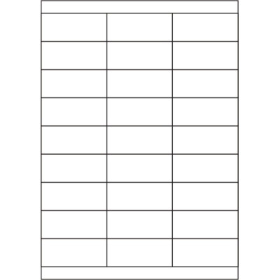 Białe papierowe etykiety samoprzylepne 70x30...