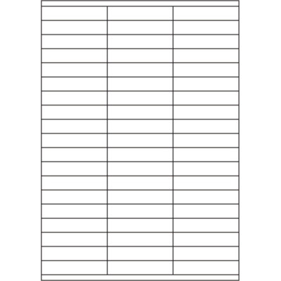 Białe papierowe etykiety samoprzylepne 70x15...