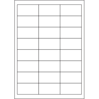 Etichete autoadezive din hârtie albă 64,6x33,8...