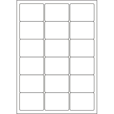 Białe papierowe etykiety samoprzylepne...