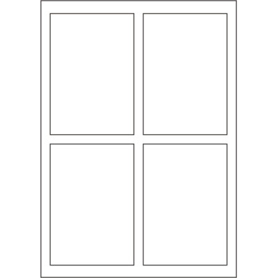 Etichete autoadezive din hârtie albă 90x130 mm,...