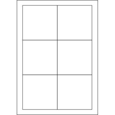 Etichete autoadezive din hârtie albă 90x90 mm,...