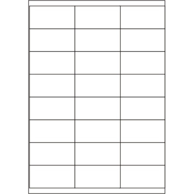 Fehér öntapadós papírcímkék 70x35 mm, A4-es...