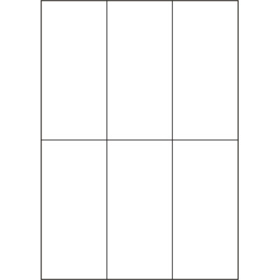 Białe papierowe etykiety samoprzylepne 70x148,5...