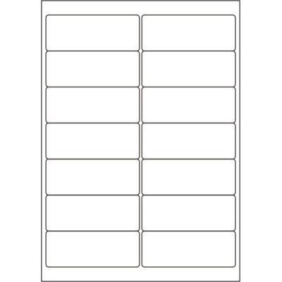 Fehér öntapadós papírcímkék 99,1x38,1 mm, A4-es...