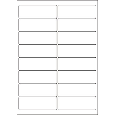 Fehér öntapadós papírcímkék 99,1x34 mm, A4-es...