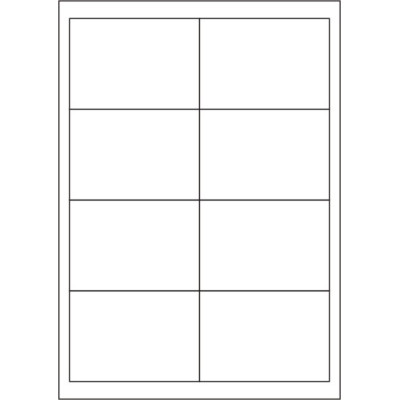 Fehér öntapadós papírcímke 97x67,7 mm, A4-es...