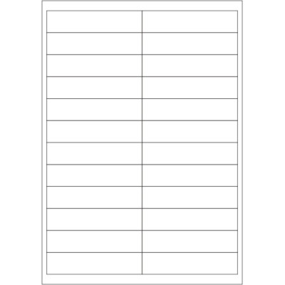 Etichete autoadezive din hârtie albă 100x23 mm,...