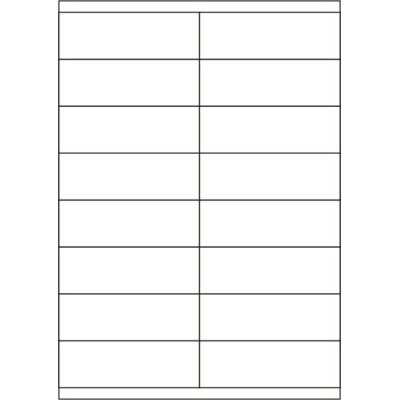 Etichete autoadezive din hârtie albă 105x35 mm,...