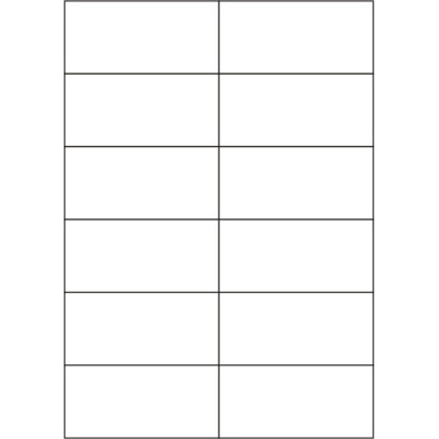 Etichete autoadezive din hârtie albă 105x49,6...