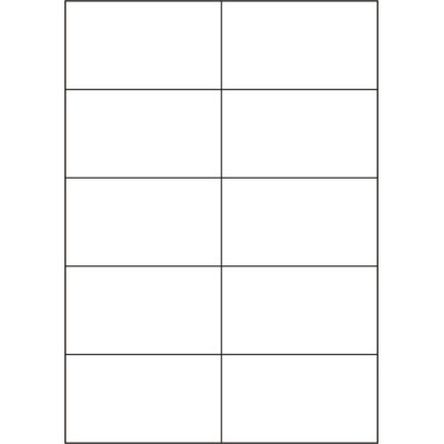 Etichete autoadezive din hârtie albă 105x59,4...