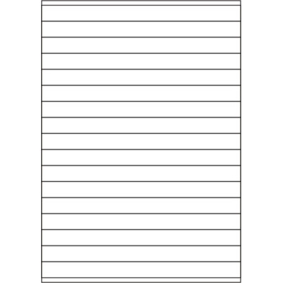 Etichete autoadezive din hârtie albă 210x16,9...