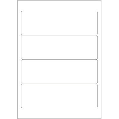 Etichete autoadezive din hârtie albă 192x61 mm,...